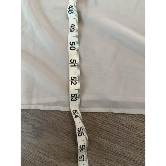 Vince Camuto Maxi Dress Sleeveless Sheer Floral Side Slits Size XL NWT - Picture 3 of 8